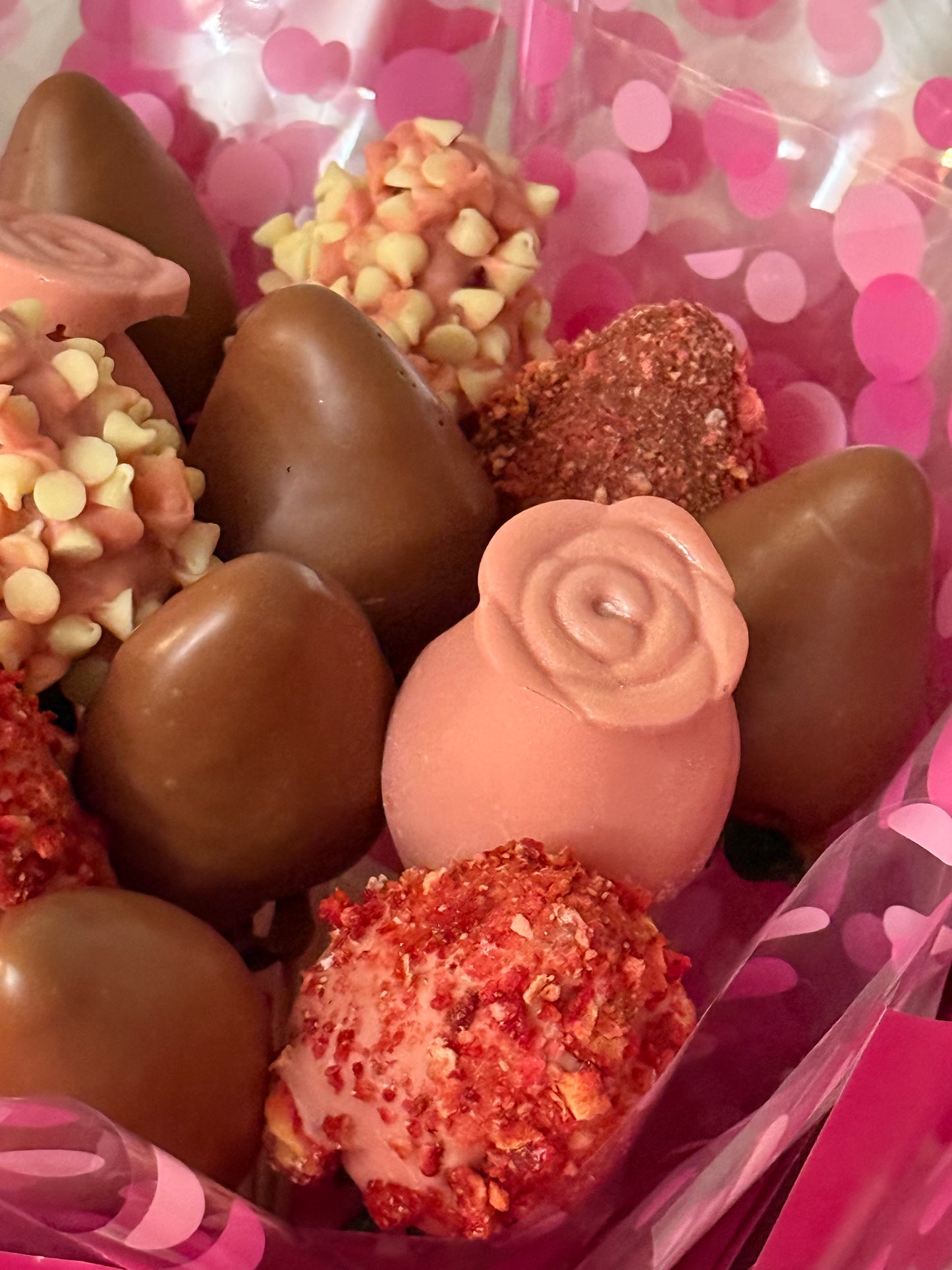 Chocolate-Covered Strawberry Rose Bouquet